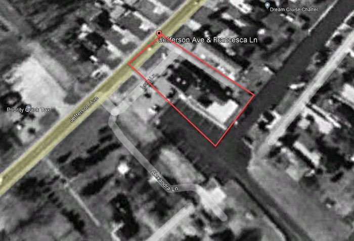 Shipping Channel (Brownies on the Bay) - 1990S Aerial (newer photo)